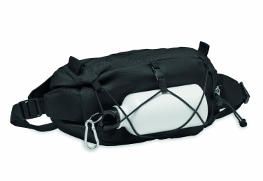 Logo trade corporate gifts image of: Waist bag in 600D RPET