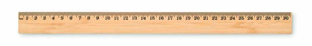 Logotrade promotional gift image of: Ruler in bamboo 30 cm