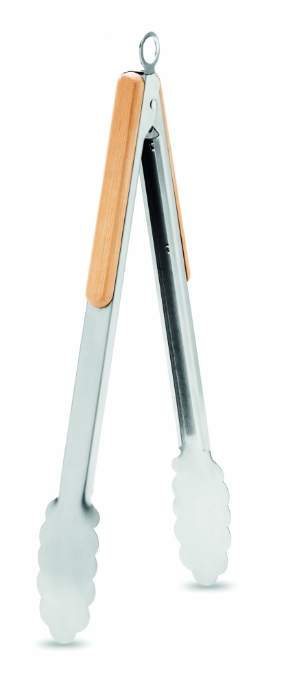 Logo trade corporate gifts image of: Stainless Steel Tongs