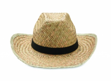 Logo trade promotional giveaways picture of: Natural straw cowboy hat