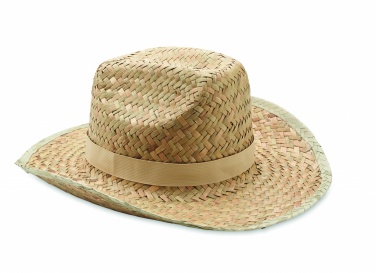 Logo trade advertising products image of: Natural straw cowboy hat