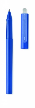 Logotrade promotional merchandise picture of: RPET blue gel ink ball pen