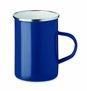 Logo trade promotional gifts image of: Metal mug with enamel layer