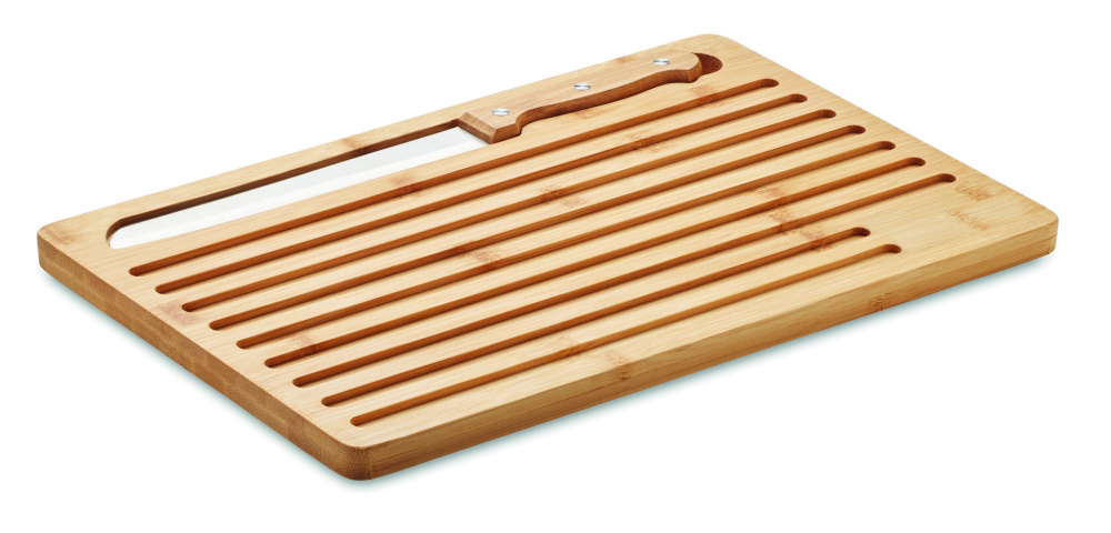 Logotrade advertising products photo of: Bamboo cutting board set