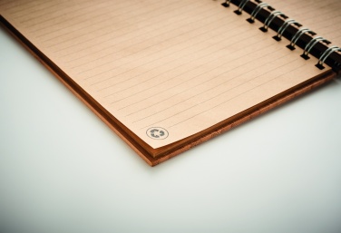 Logo trade promotional product photo of: A5 ring bound Bamboo notebook