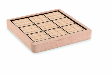 Logo trade promotional gifts picture of: Wooden sudoku board game