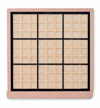 Logo trade business gift photo of: Wooden sudoku board game