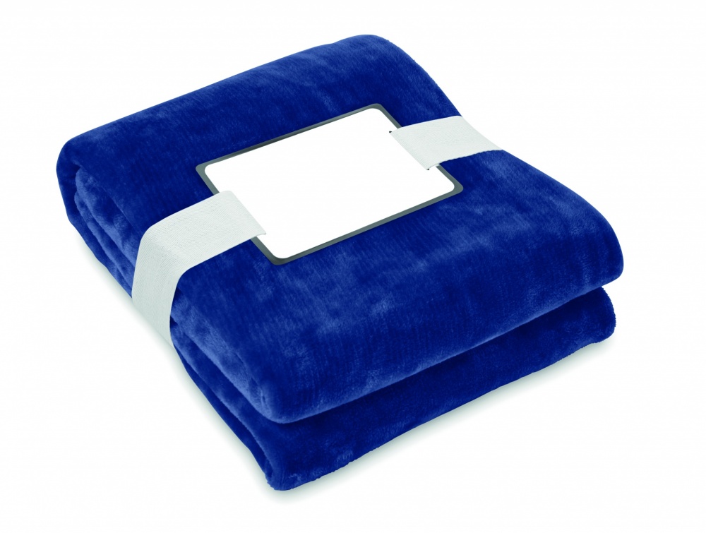 Logo trade business gift photo of: RPET fleece blanket 280 gr/m²