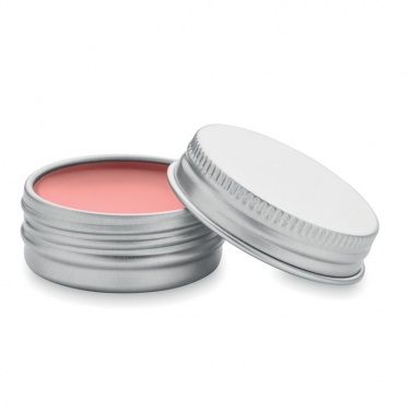 Logo trade promotional merchandise photo of: Vegan lip balm in round tin