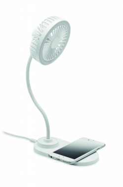 Logotrade promotional products photo of: Desktop charger fan with light