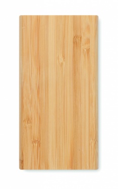 Logo trade corporate gifts picture of: 6000 mAh Bamboo power bank