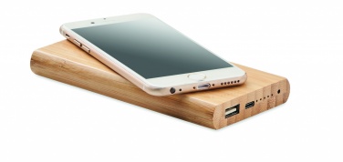 Logotrade promotional product image of: 6000 mAh Bamboo power bank