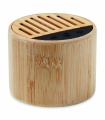 Round bamboo wireless speaker, Wood