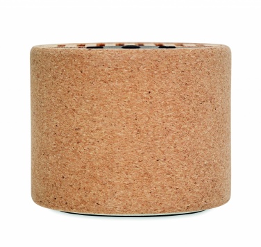 Logo trade promotional items picture of: Round cork wireless speaker