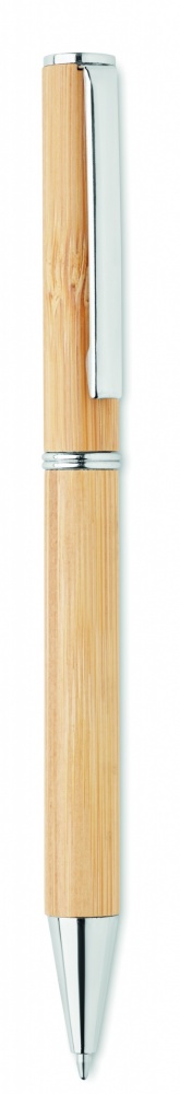 Logotrade promotional item picture of: Bamboo twist type ball pen