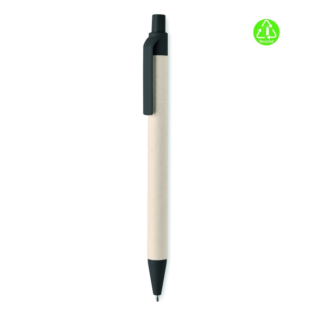 Logo trade promotional giveaways picture of: Milk carton paper ball pen