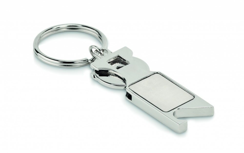 Logo trade promotional giveaways image of: Euro Token key ring Porvoo