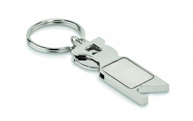 Logo trade promotional items image of: Euro Token key ring