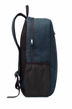 Logo trade business gift photo of: Laptop backpack in canvas