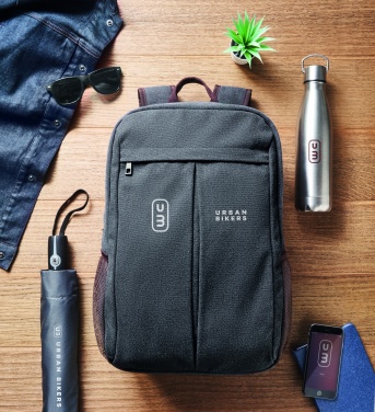 Logo trade promotional items image of: Laptop backpack in canvas