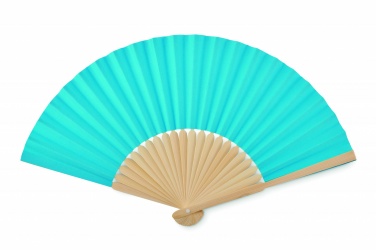 Logo trade advertising products image of: Manual hand fan