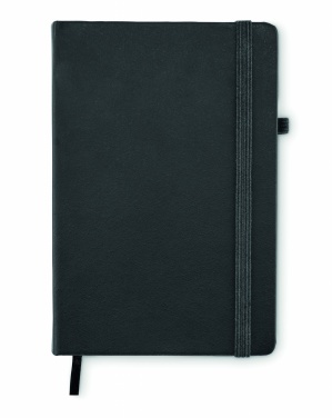 Logo trade promotional merchandise image of: Recycled Leather A5 notebook