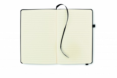 Logo trade promotional item photo of: Recycled Leather A5 notebook