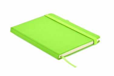 Logo trade promotional products picture of: Recycled Leather A5 notebook