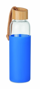 Logo trade advertising product photo of: Glass Bottle 500 ml in pouch