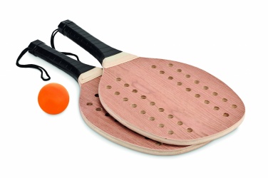 Logotrade promotional merchandise image of: Rosewood beach tennis set