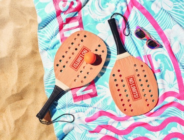 Logo trade promotional giveaway photo of: Rosewood beach tennis set