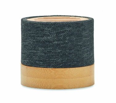 Logotrade promotional merchandise photo of: Bamboo RPET wireless speaker