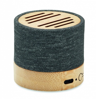 Logotrade corporate gifts photo of: Bamboo RPET wireless speaker