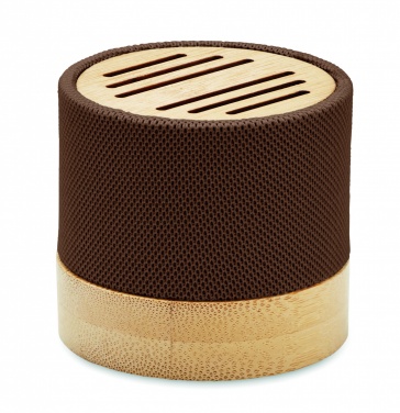 Logotrade promotional product image of: Bamboo RPET wireless speaker