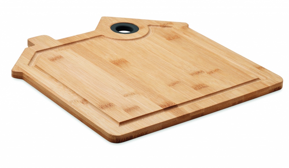 Logo trade promotional giveaways picture of: Bamboo house cutting board