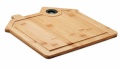 Bamboo house cutting board, Wood