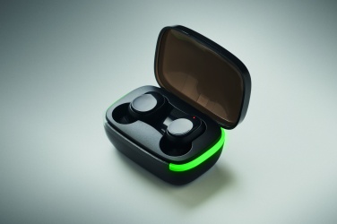 Logo trade promotional giveaways picture of: TWS earbuds with charging case