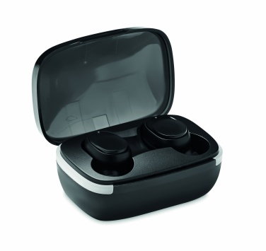 Logotrade promotional giveaway image of: TWS earbuds with charging case