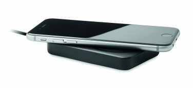 Logo trade corporate gifts image of: Magnetic wireless charger 15W powerbank 5000 mAh