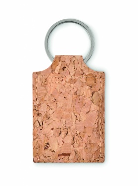 Logotrade promotional product image of: Rectangular cork key ring