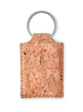 Logotrade promotional items photo of: Rectangular cork key ring Imatra