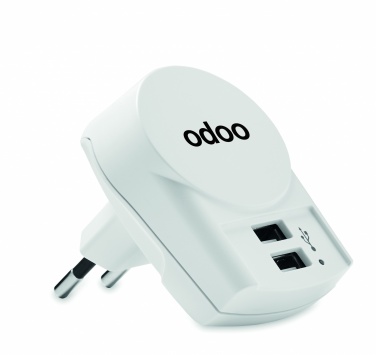 Logotrade promotional merchandise image of: Skross Euro USB Charger (2xA) 12W