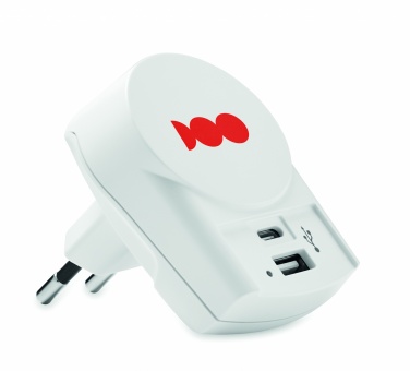 Logo trade promotional gifts picture of: Skross Euro USB Charger (AC)