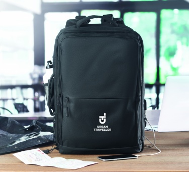 Logo trade promotional gifts image of: Backpack 600D RPET