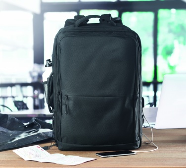 Logotrade promotional item image of: Backpack 600D RPET