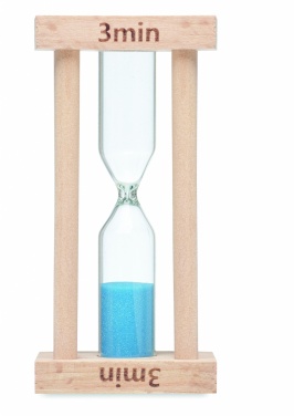 Logotrade advertising product image of: Wooden sand timer 3 minutes