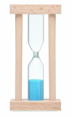 Logotrade promotional merchandise image of: Wooden sand timer 3 minutes