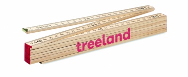 Logotrade advertising product image of: Carpenter ruler in wood 2m