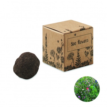 Logo trade promotional merchandise picture of: Seed bomb with bee flowers