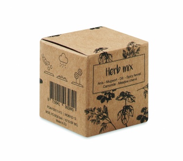 Logotrade promotional items photo of: Herb seed bomb in carton box